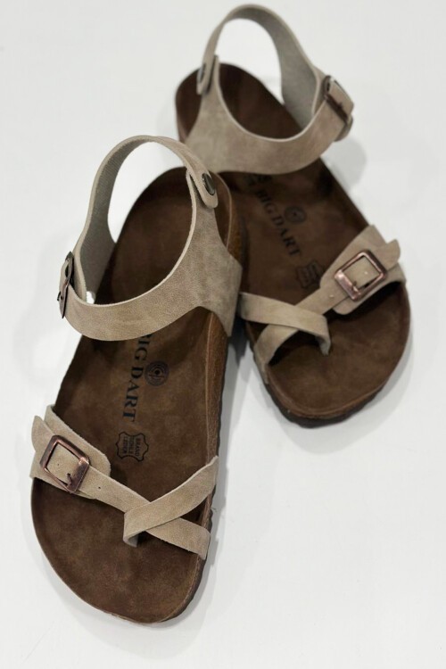 Merterium Kadın Ortopedik Terlik 010186 - Bej