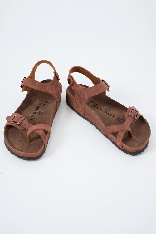 Merterium Kadın Ortopedik Terlik 010186 - Taba