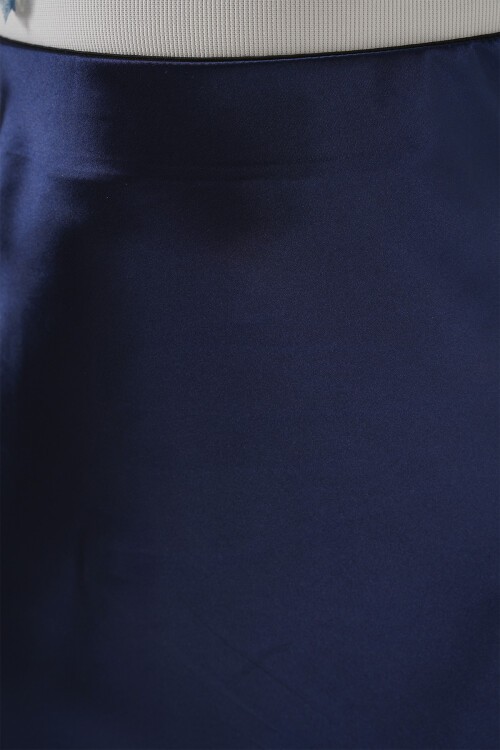 Merterium 15806 Saten Etek - Lacivert