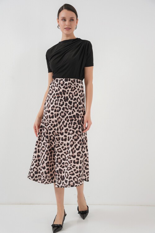 Merterium 15806 Saten Etek - T. Kahverengi