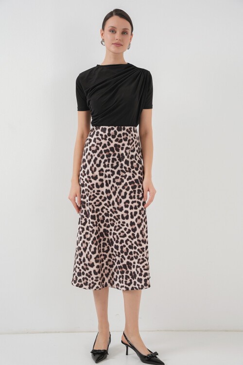 Merterium 15806 Saten Etek - T. Kahverengi