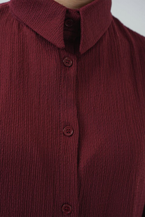 Merterium 5858 Örme İkili Takım - Bordo