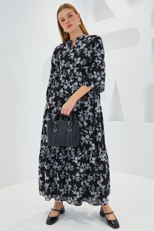 Merterium Armine Kadın Siyah Askılı Mini Tote Çanta 010164