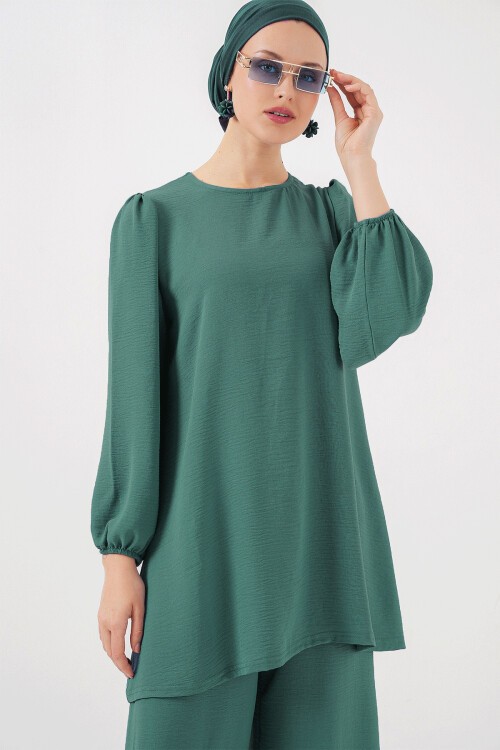 Merterium Ayrobin Tunik Pantolon Alt Üst Takım 6712 - Mint