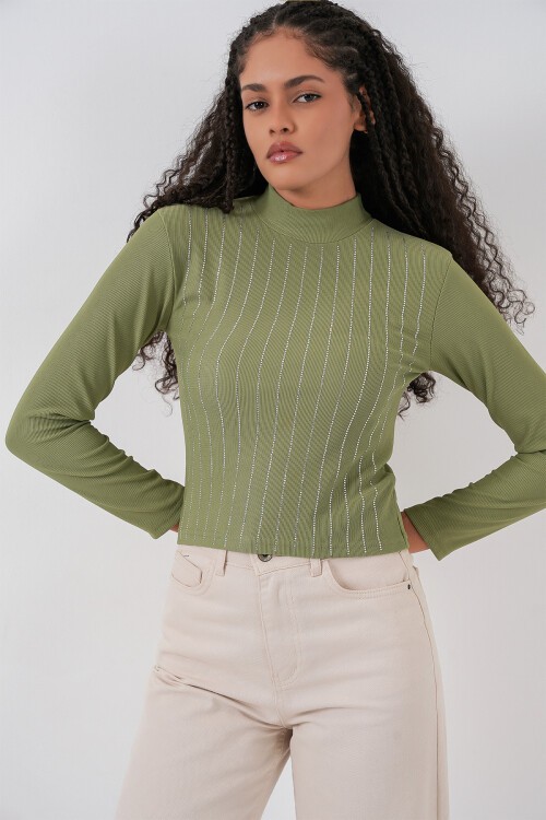 922 Taşlı Body - Çağla