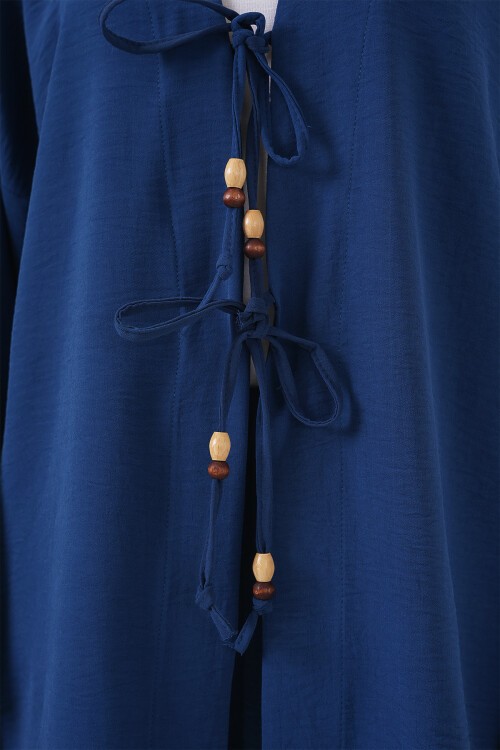 Kadın Ayrobin Kimono Pantolon İkili Takım 6739 - İndigo