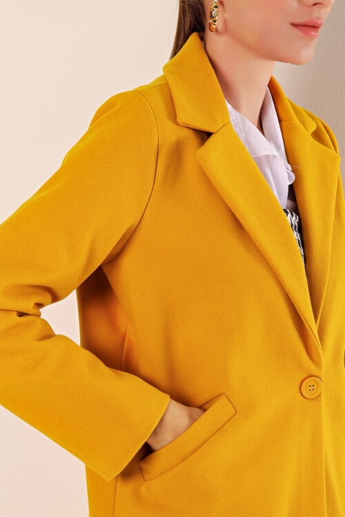 9085 Kaşe Kaban - Sarı