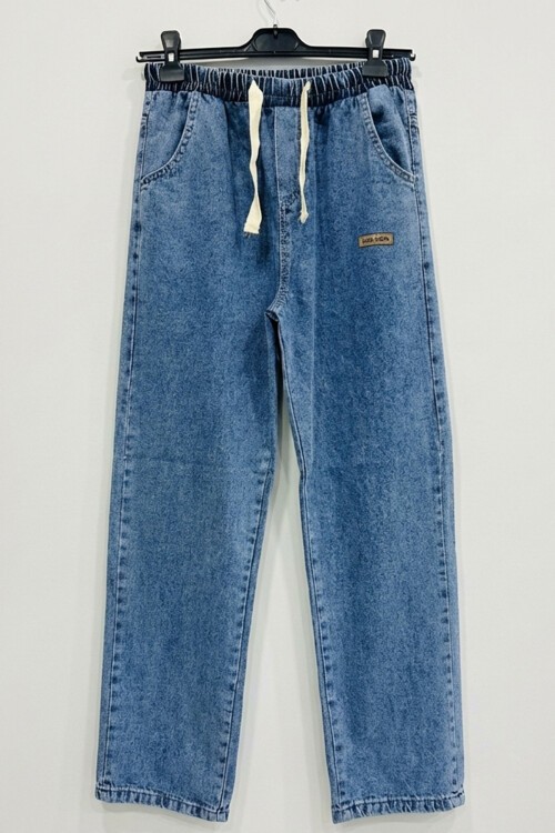Erkek Rahat Kesim Baggy Jean Pantolon 30073 - Lacivert