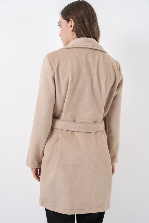 Kadın Kuşaklı Kaban 9171 - Bej