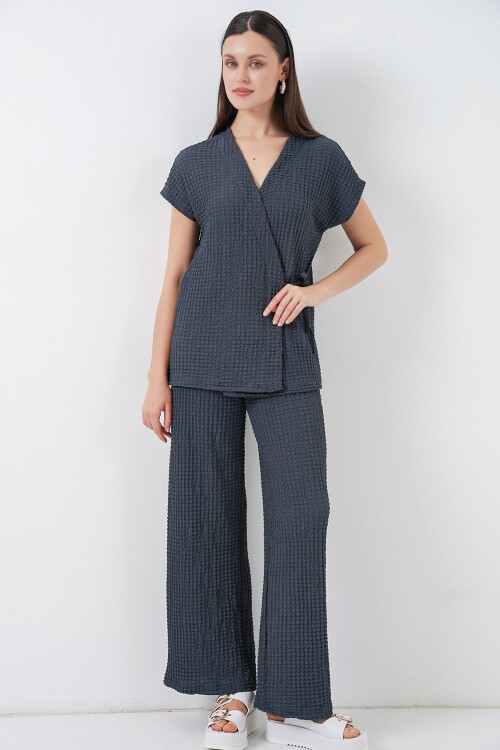 Kadın Örme İkili Takım 30064 - Antrasit