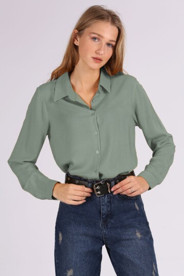 3785 Viskon Gömlek - Çağla