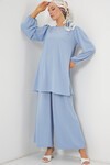 Merterium Ayrobin Tunik Pantolon Alt Üst Takım 6712 - Açık Mavi