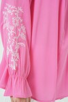Merterium Kadın Nakışlı Örme Bluz 941 - Pembe