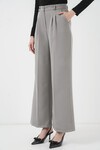 Merterium 6647 Bol Paça Kumaş Pantolon - Gri
