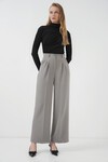 Merterium 6647 Bol Paça Kumaş Pantolon - Gri