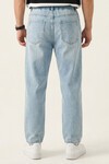 Erkek Rahat Kesim Baggy Jean Pantolon 30074 - Mavi