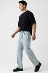 Erkek Rahat Kesim Baggy Jean Pantolon 30075 - Mavi