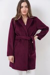 Kadın Kuşaklı Kaban 9171 - Bordo