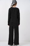 Kadın Örme Kimono Pantolon İkili Takım 30067 - Siyah