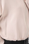 Kadın Oversize Fermuarlı Ceket 0735 - Krem
