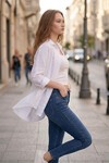 Oversize Basic Beyaz Gömlek