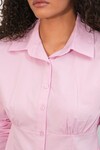 20231 Slim Fit Poplin Gömlek - Pembe