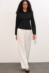 20231 Slim Fit Poplin Gömlek - Siyah